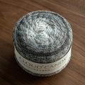 Hollow Cotton Gradient Yarn | Silver Thread Shimmer | 200g Crochet Skein