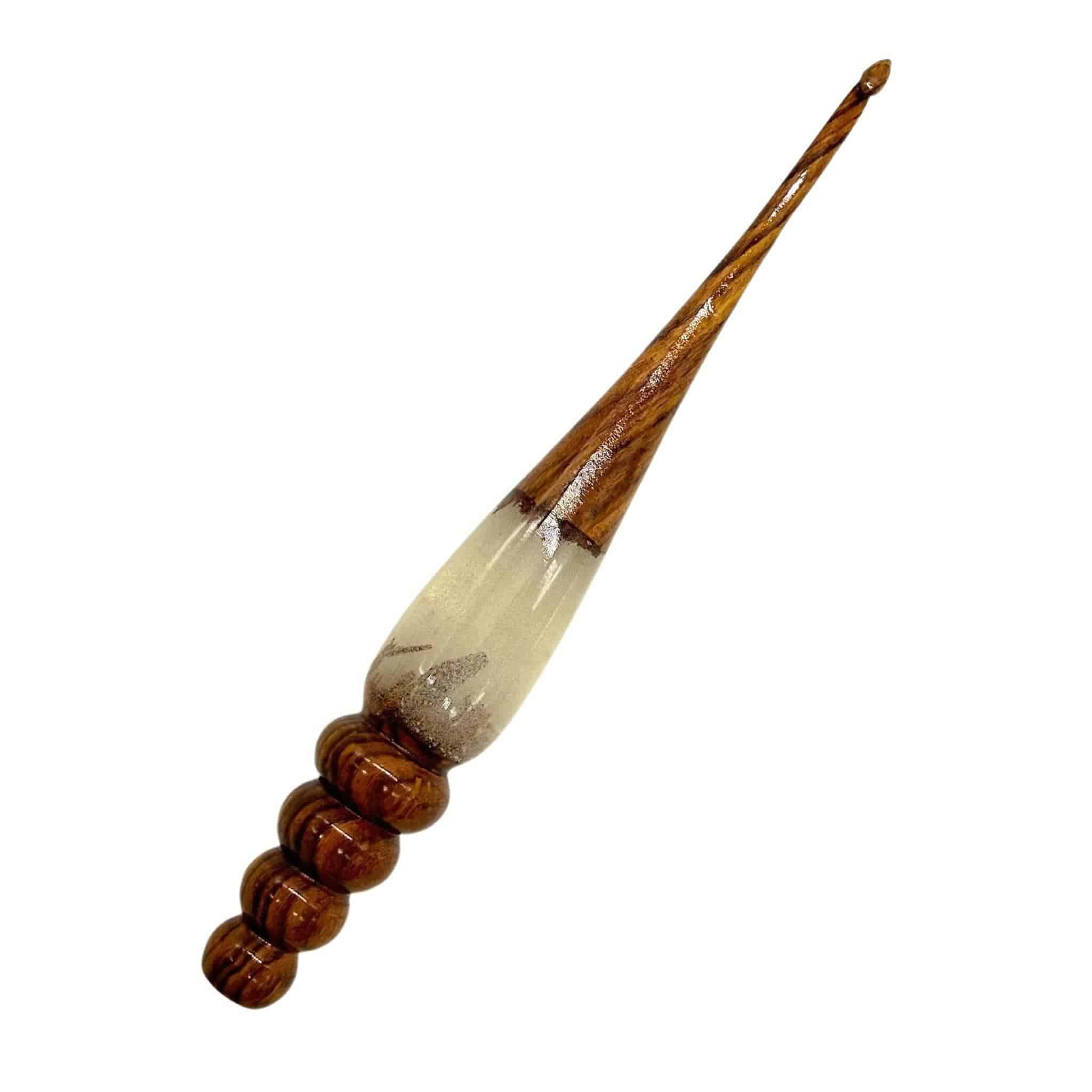 Sparkle Rosewood Crochet Hook